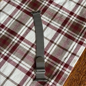 Silver Mesh Watch Band